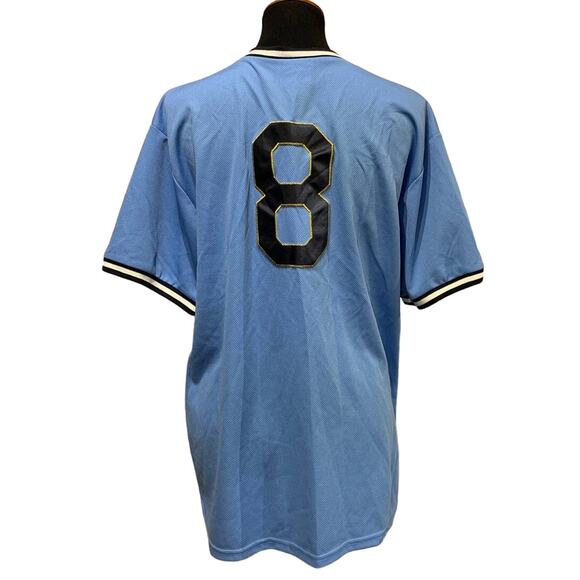 New St Louis Sting Large Number 8 Short Sleeve VNeck Baseball Jersey Shirt - Picture 3 of 4
